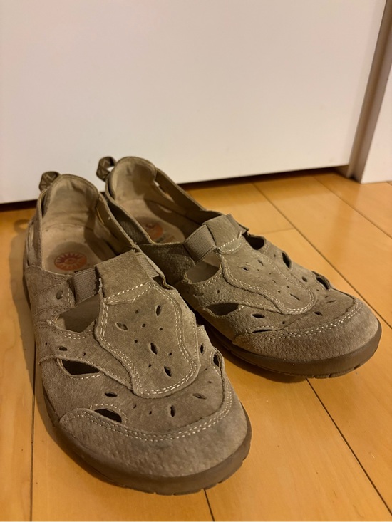 Earth Spirit Shoes - Earth Spirit Leather Cleveland Walking Comfort Shoes Flats size 7 Supportive